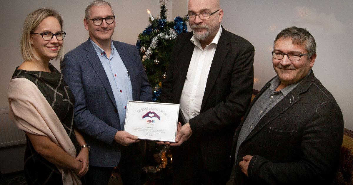 Wapice Oy donates 20 000 euros to VAMK – Wapice