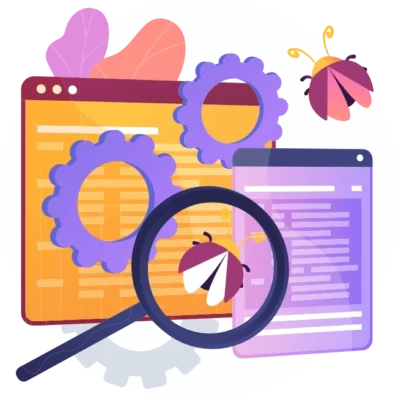 bug diagnostics illustration