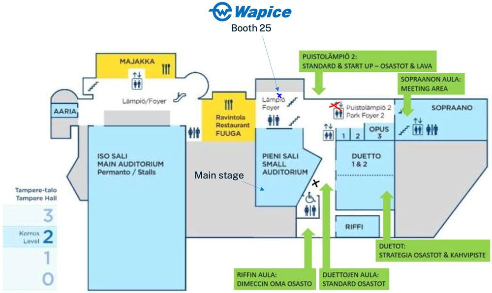 Map of the event