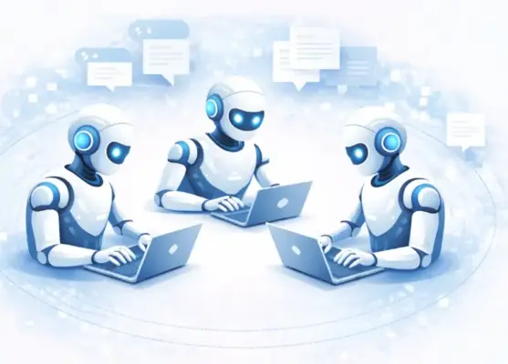 AI agents working together