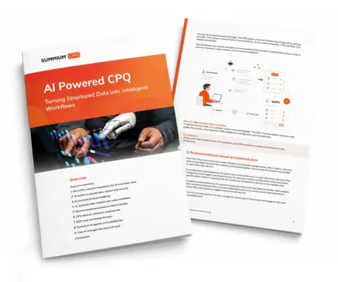 AI Powered Summium white paper display